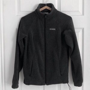 Grey Columbia fleece zip jacket